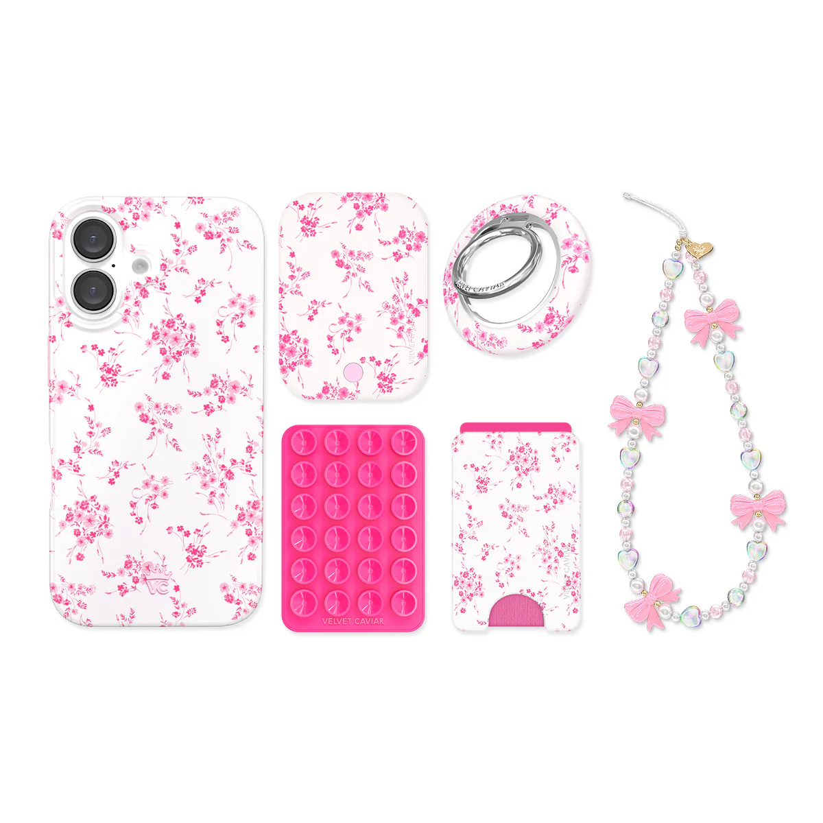 French Rose Floral iPhone Bundle Set - Image 20