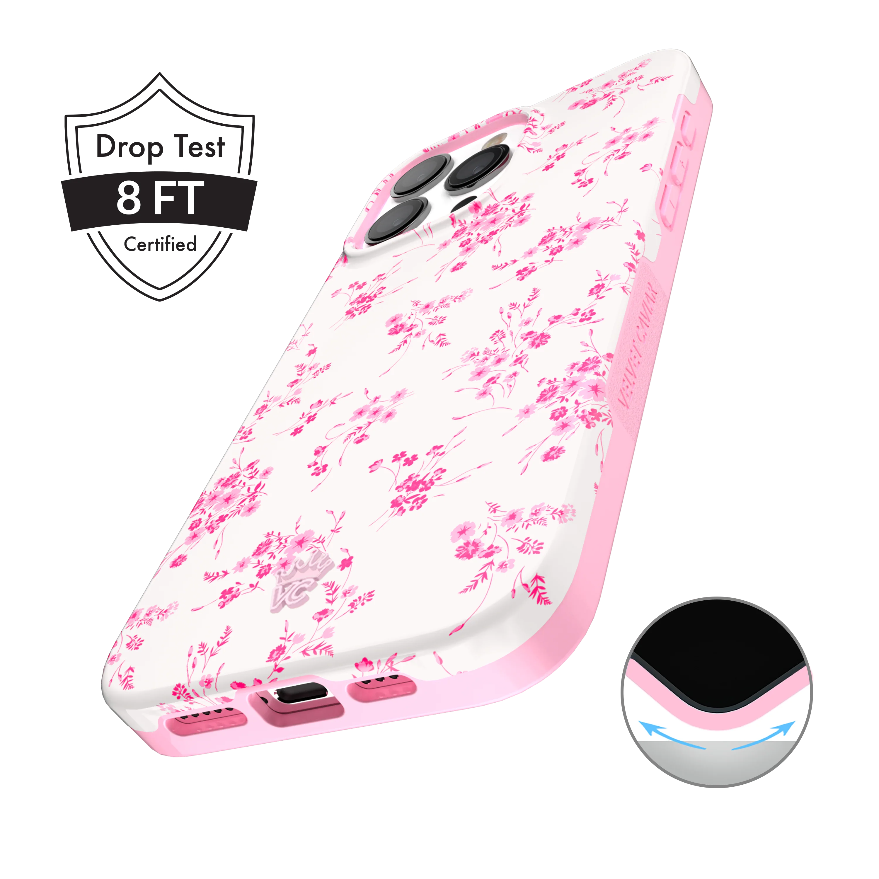 French Rose Floral iPhone Case - Image 4