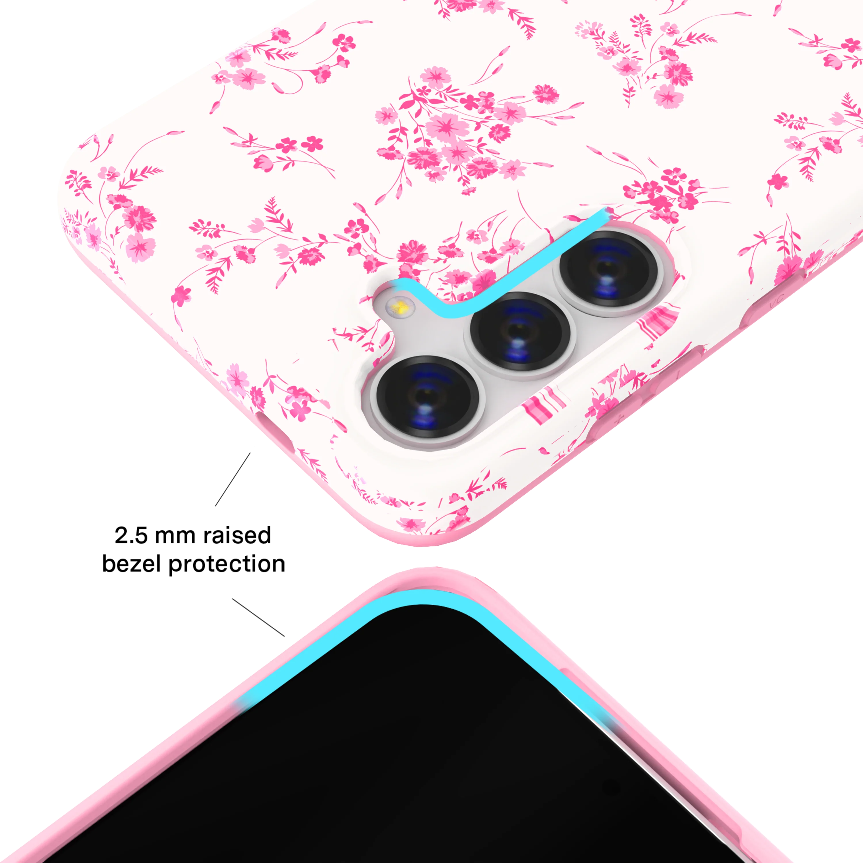 French Rose Floral Samsung Case - Image 3