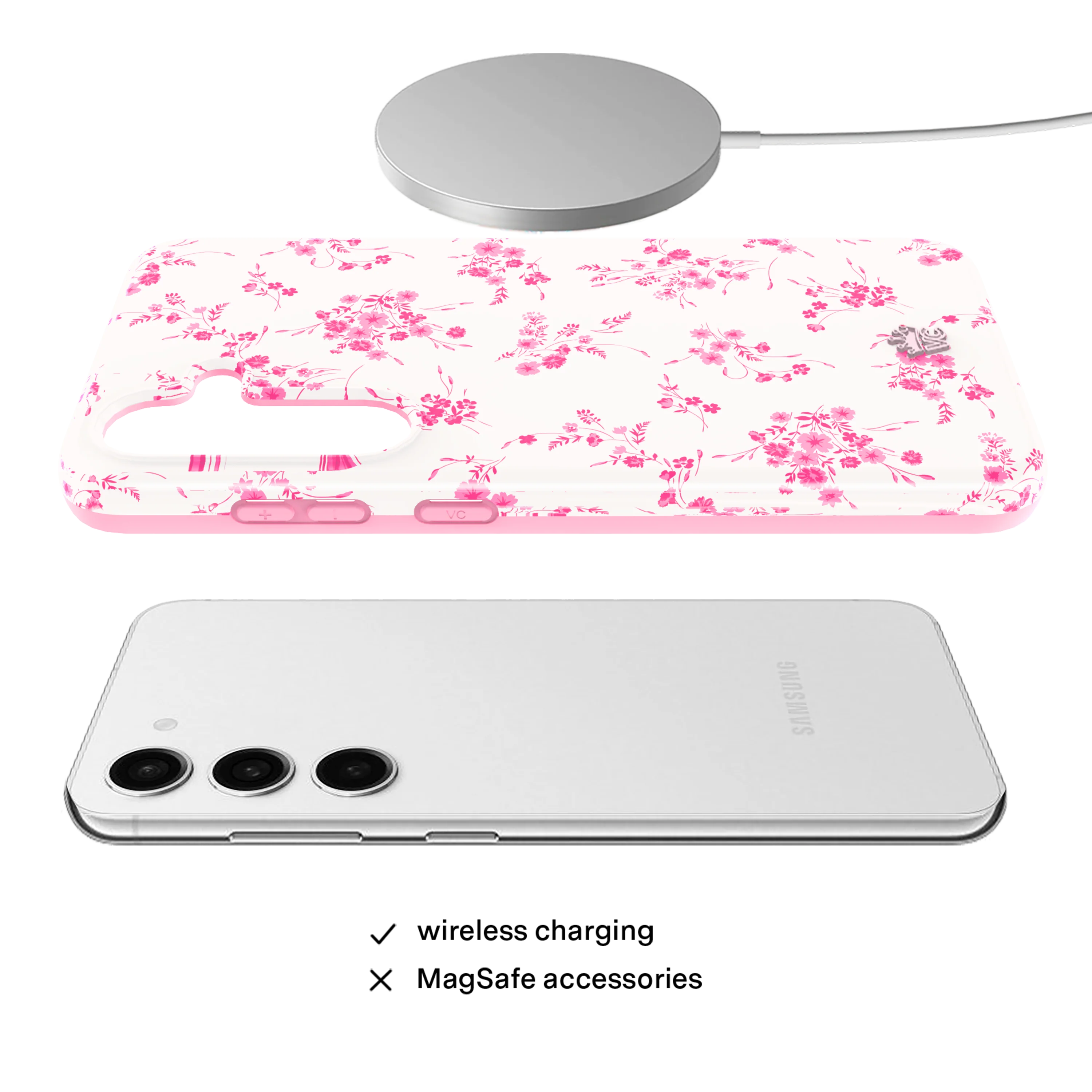 French Rose Floral Samsung Case - Image 4