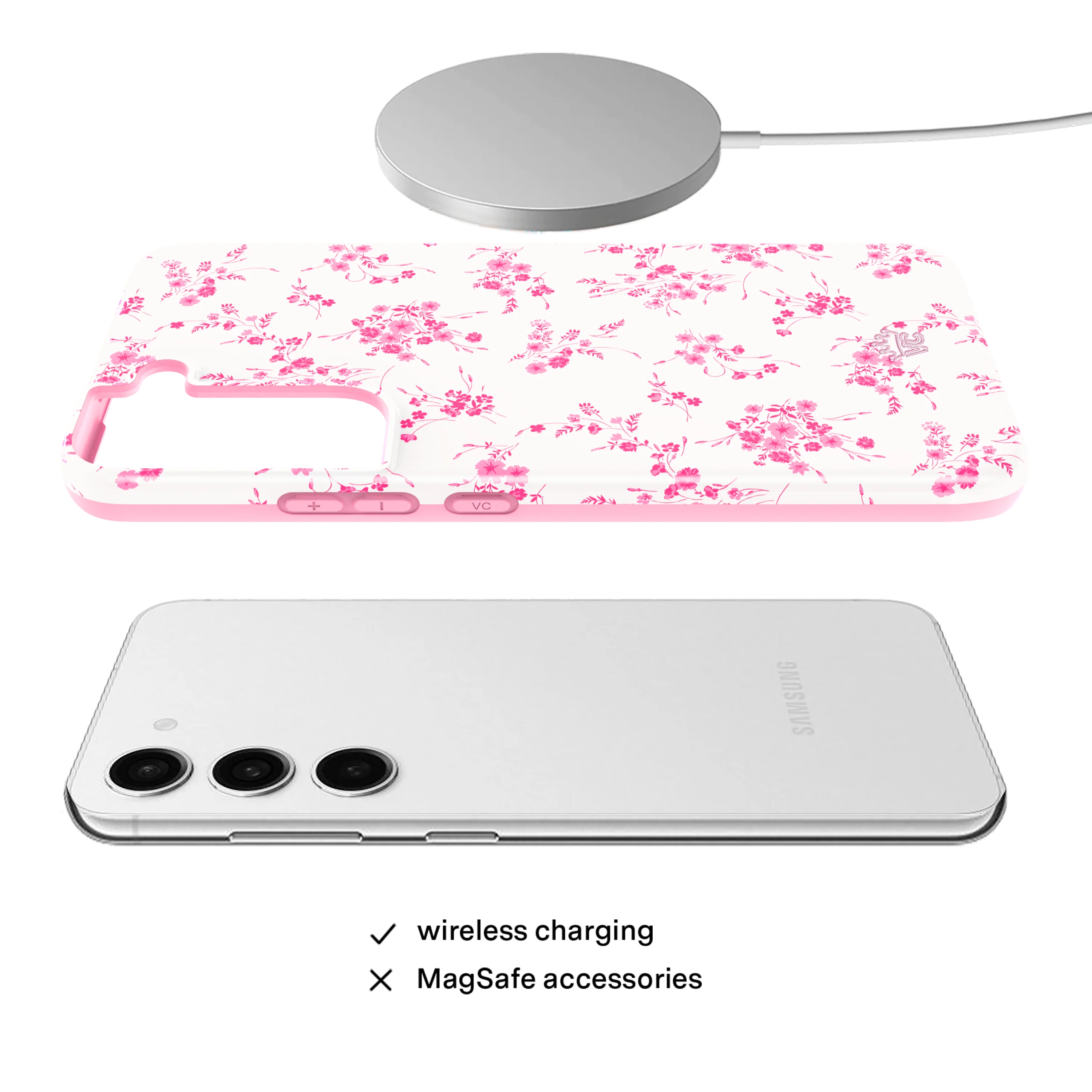French Rose Floral Samsung Case - Image 42