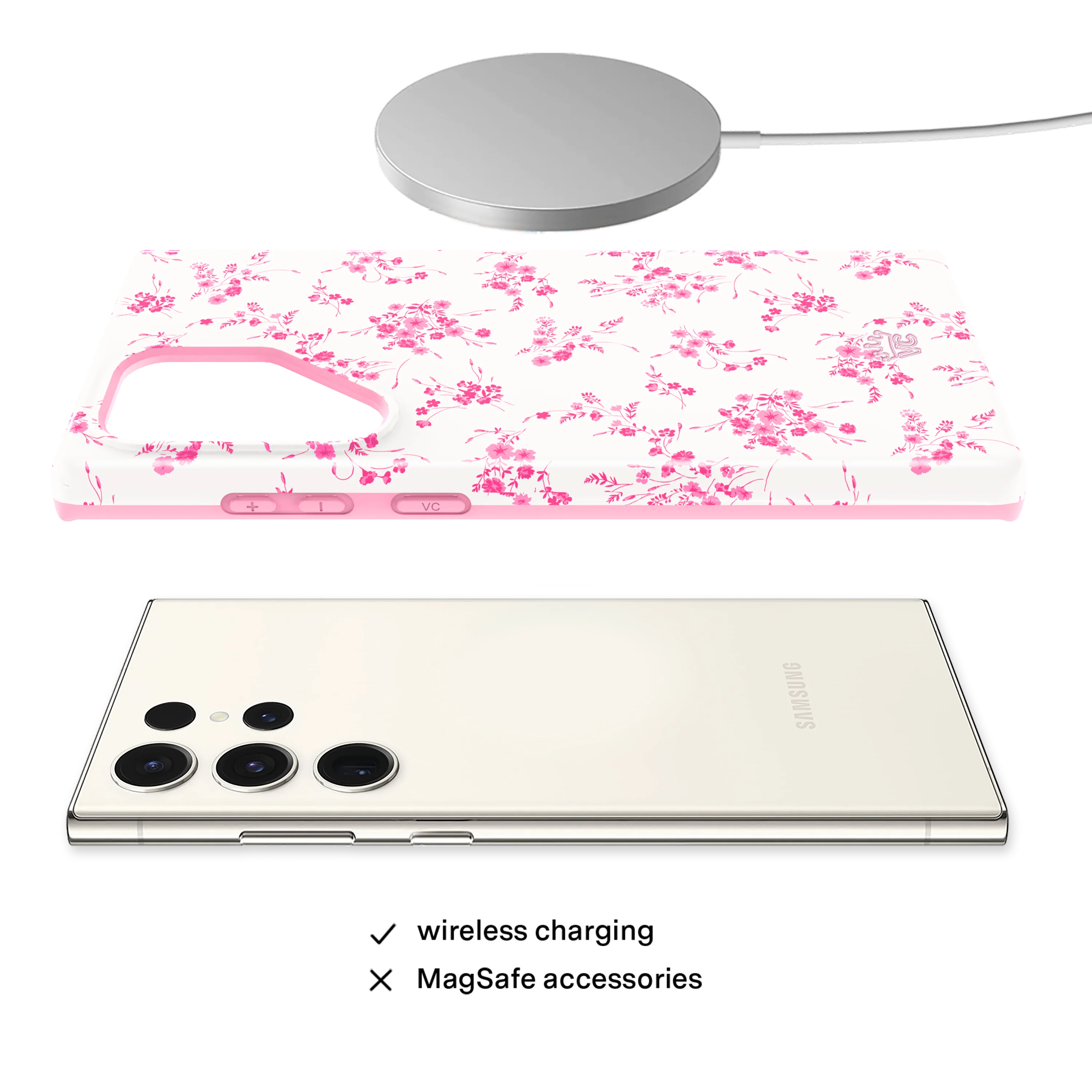 French Rose Floral Samsung Case - Image 54