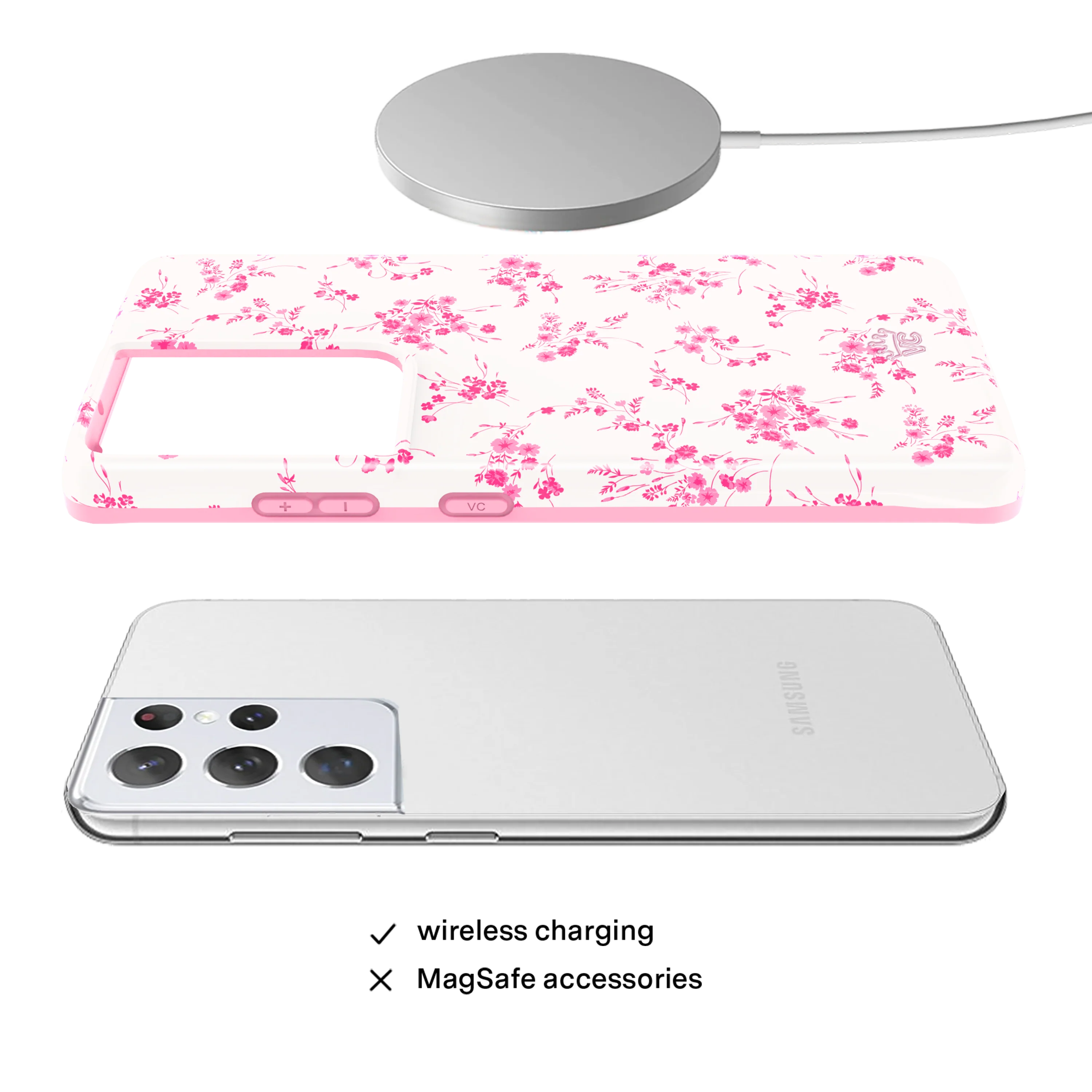 French Rose Floral Samsung Case - Image 71
