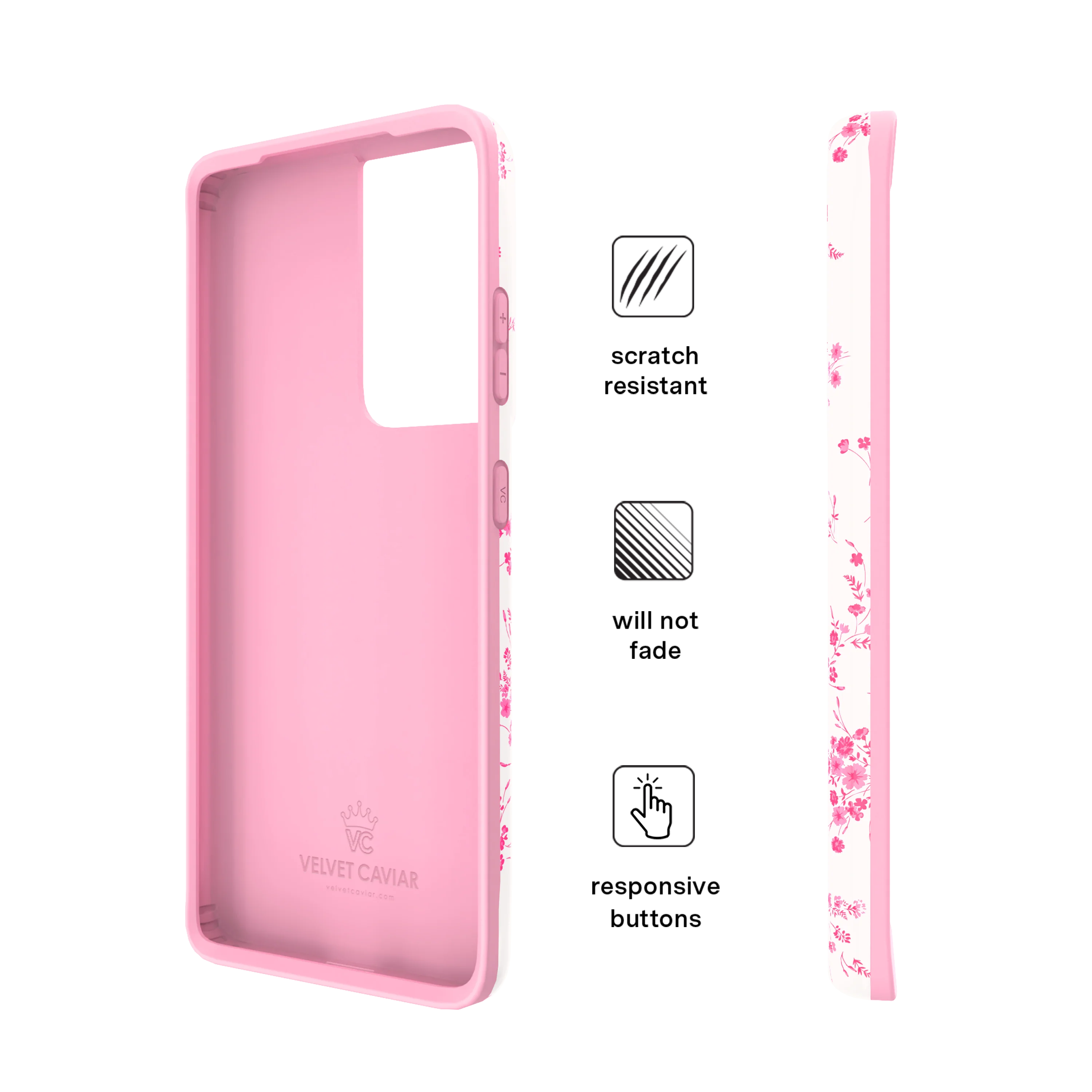 French Rose Floral Samsung Case - Image 72