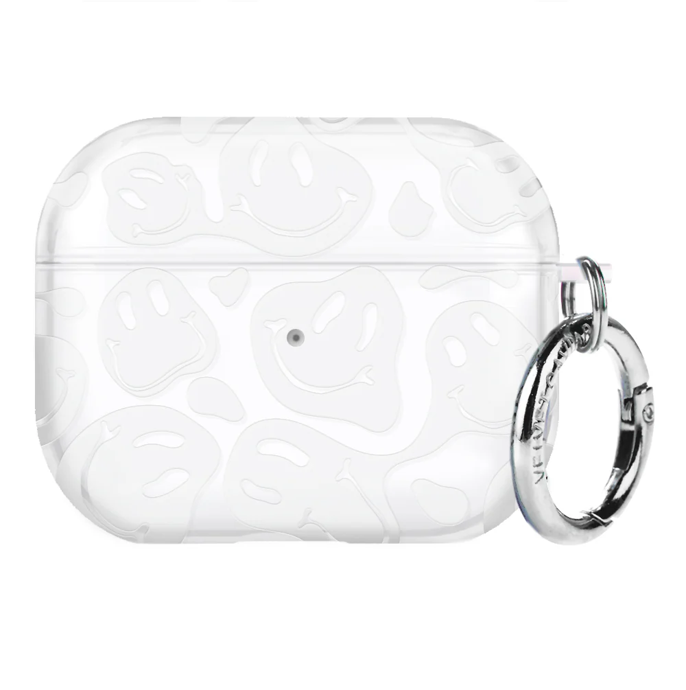 Clear Frosted Smiley AirPod Case - Image 12