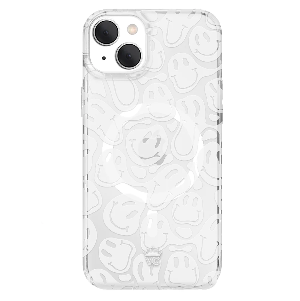 Clear Frosted Smiley iPhone Case - Image 13