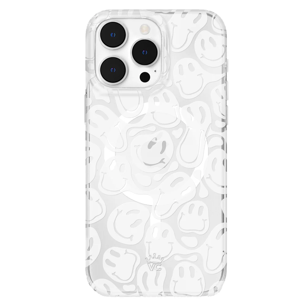 Clear Frosted Smiley iPhone Case - Image 43