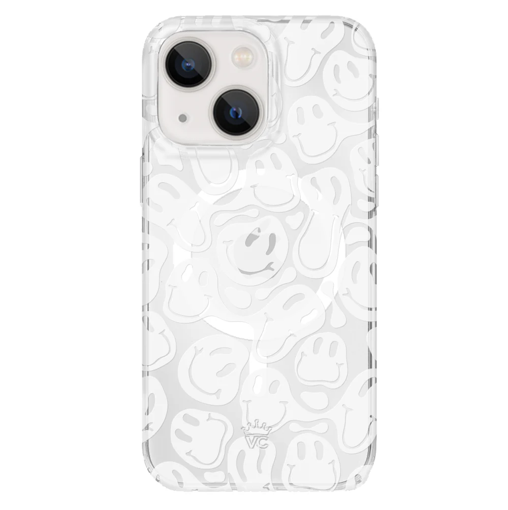 Clear Frosted Smiley iPhone Case - Image 55
