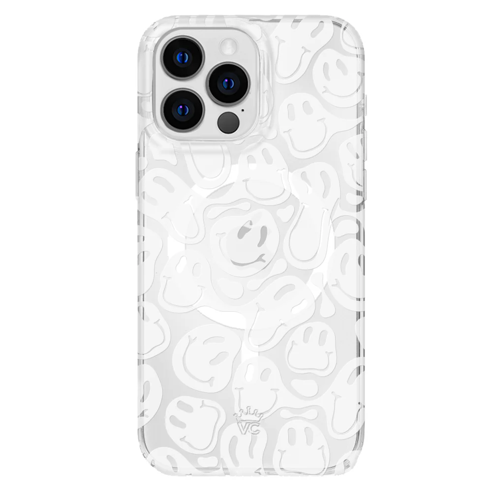 Clear Frosted Smiley iPhone Case - Image 67