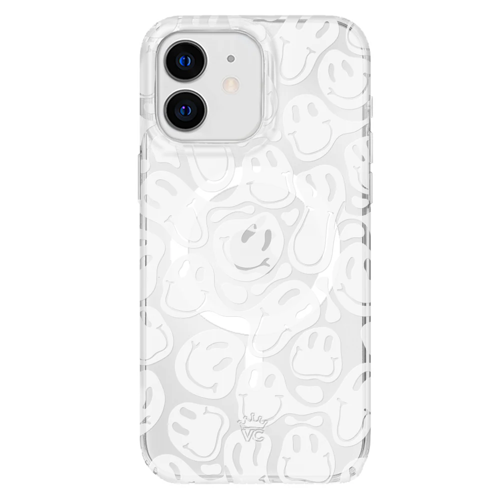 Clear Frosted Smiley iPhone Case - Image 73