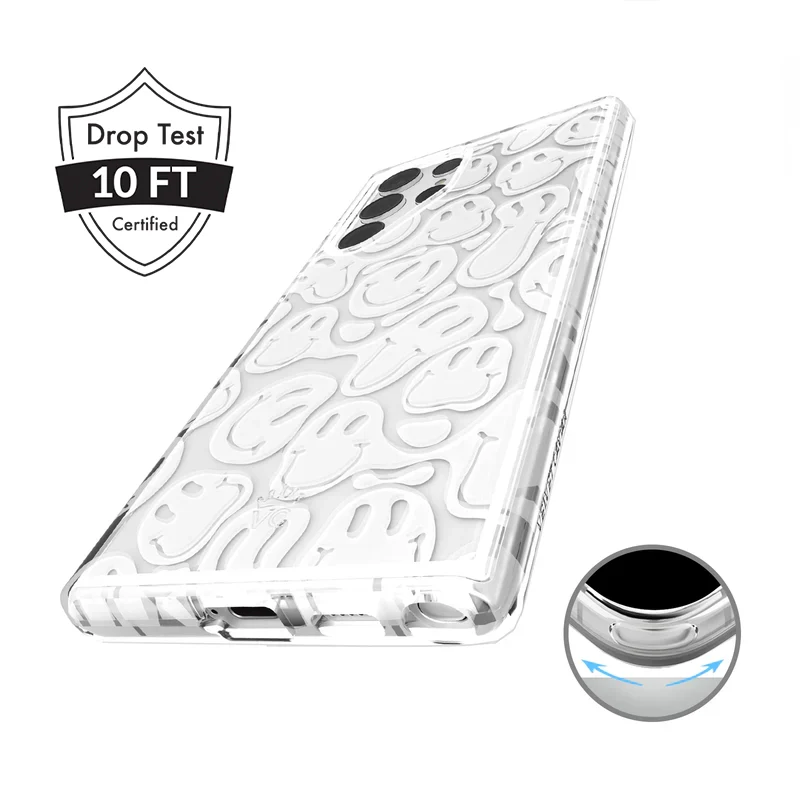 Clear Frosted Smiley Samsung Case - Image 29