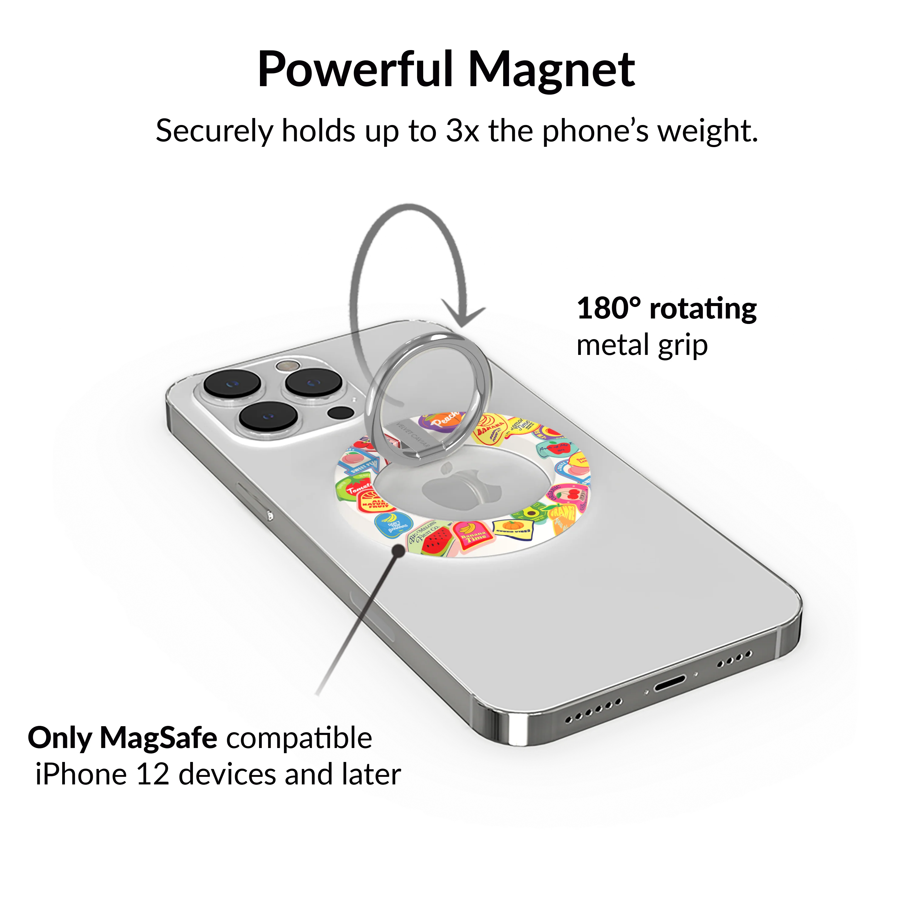 Juicy Fruits MagSafe Grip Ring - Image 3