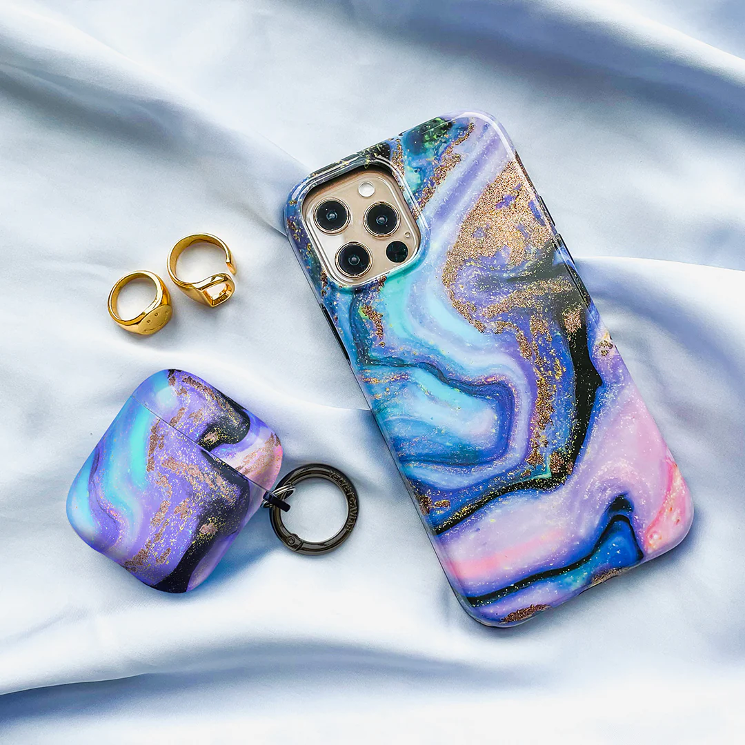 Galaxy Glitter AirPod Case - Image 2