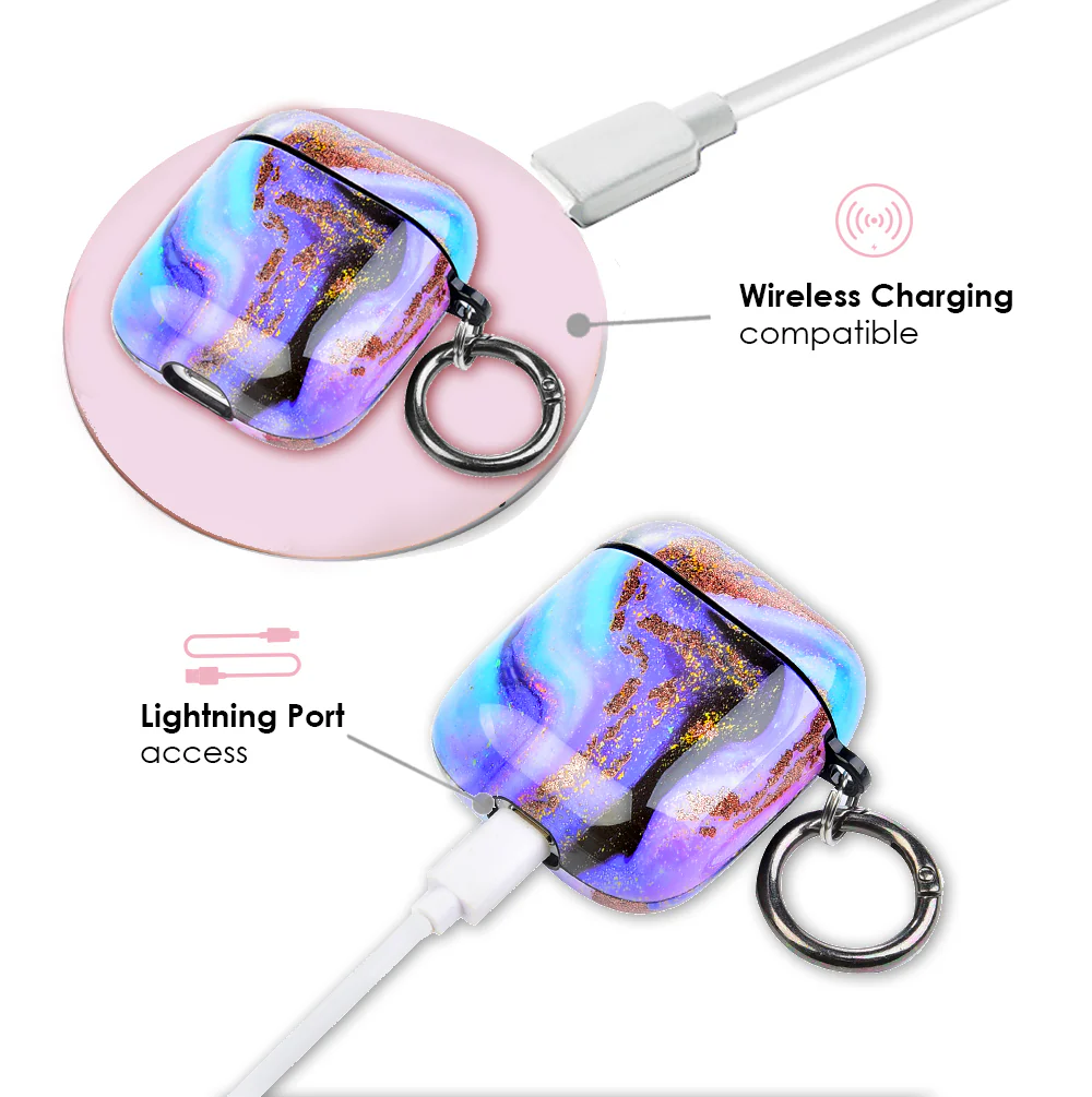 Galaxy Glitter AirPod Case - Image 4