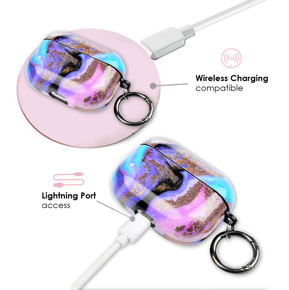 Galaxy Glitter AirPod Case - Image 9