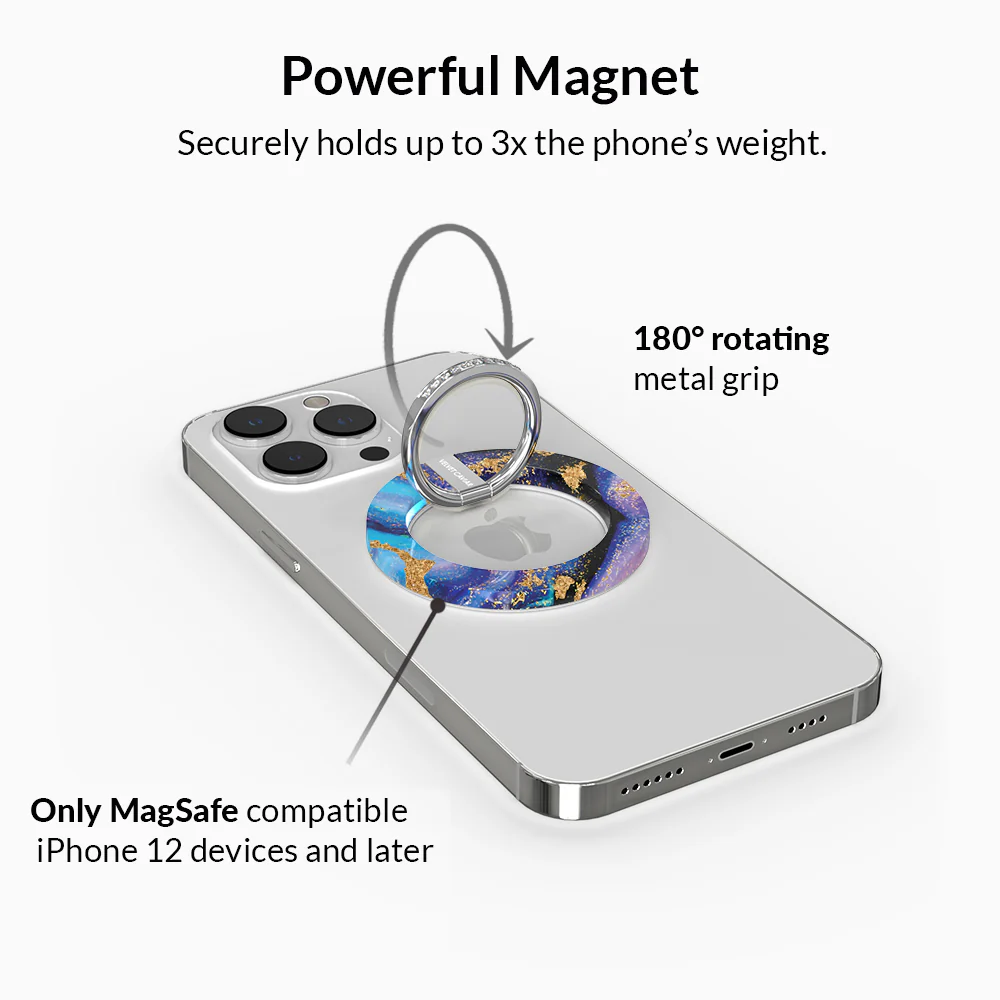 Galaxy Glitter MagSafe Grip Ring - Image 4