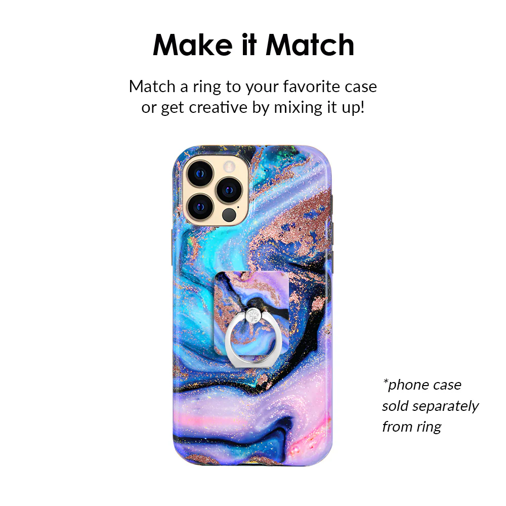 Galaxy Glitter Phone Ring - Image 3