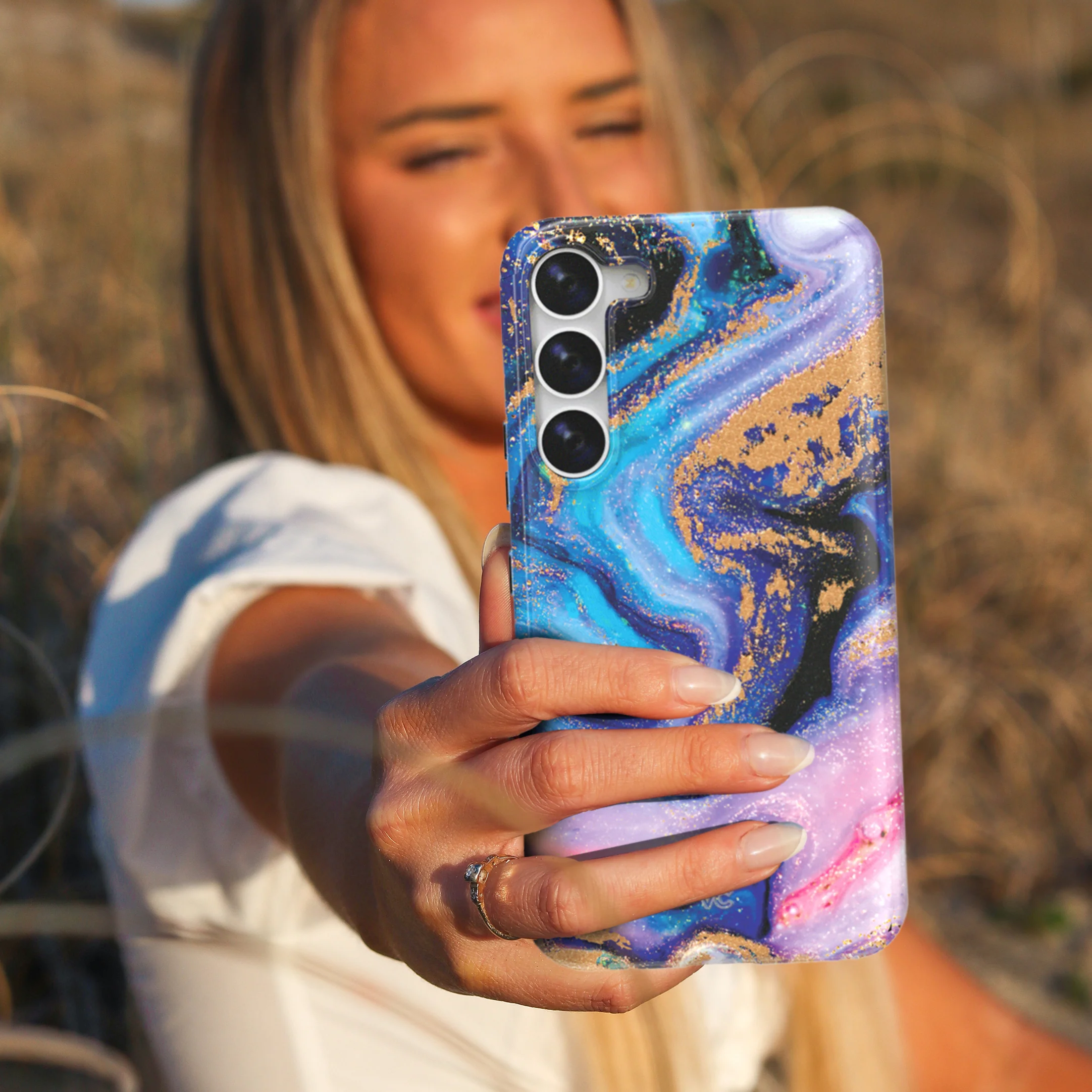 Galaxy Glitter Samsung Case - Image 91