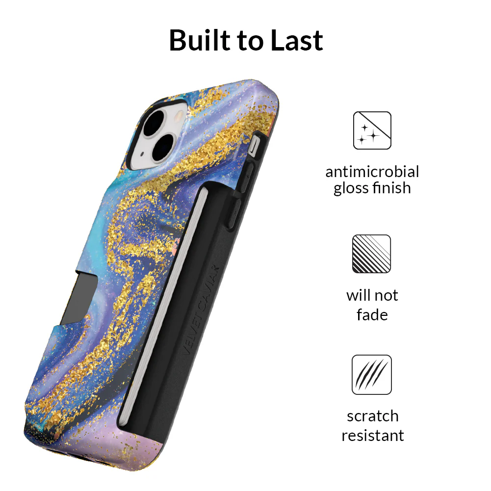 Galaxy Glitter iPhone Wallet Case - Image 104