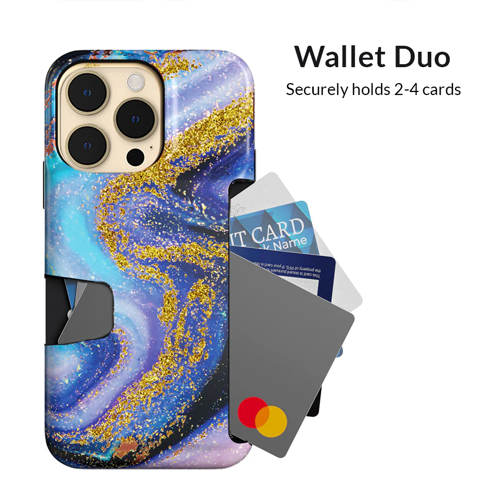 Galaxy Glitter iPhone Wallet Case - Image 115