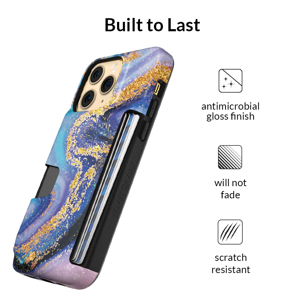 Galaxy Glitter iPhone Wallet Case - Image 120