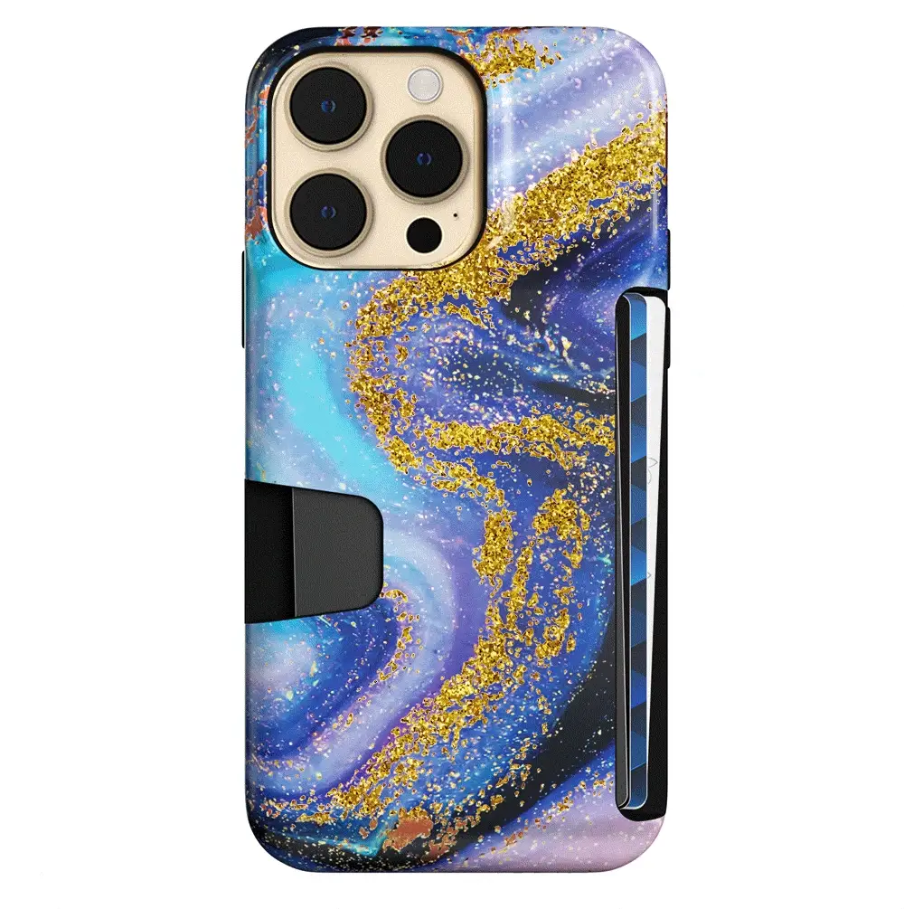Galaxy Glitter iPhone Wallet Case - Image 121