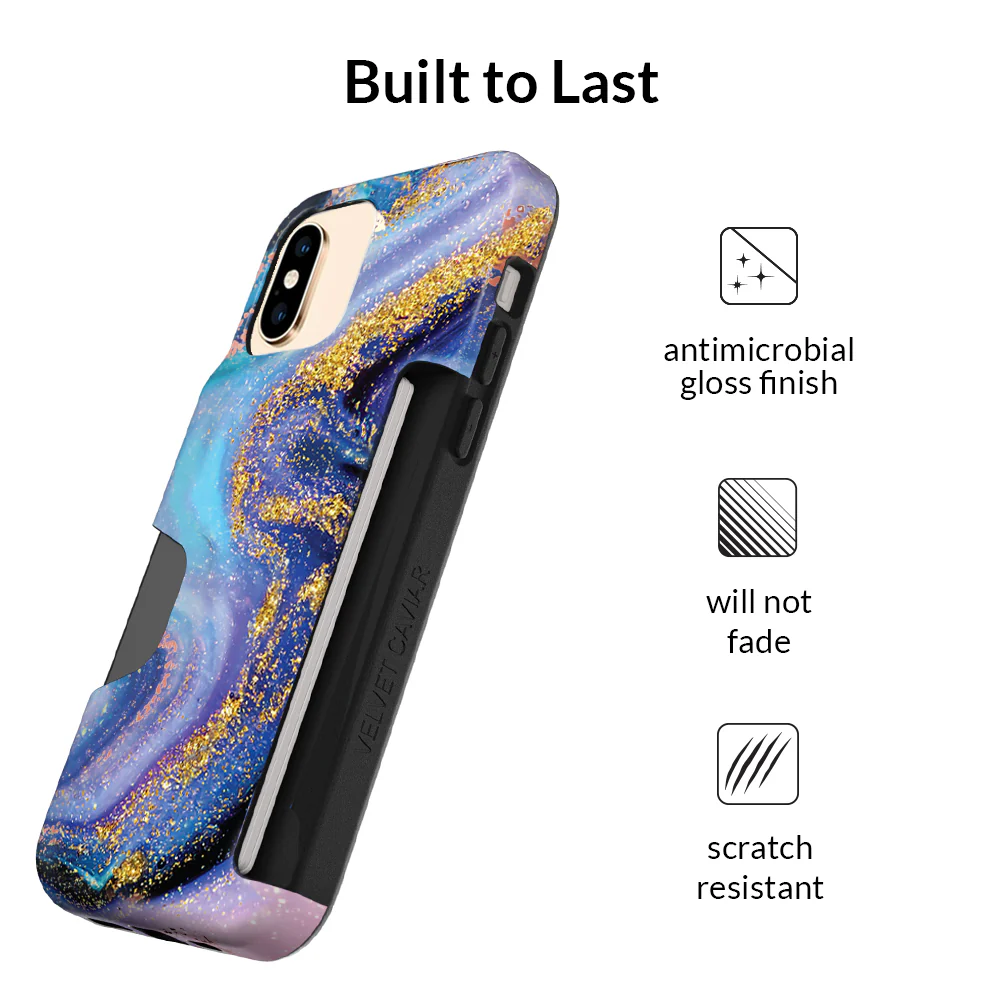Galaxy Glitter iPhone Wallet Case - Image 16