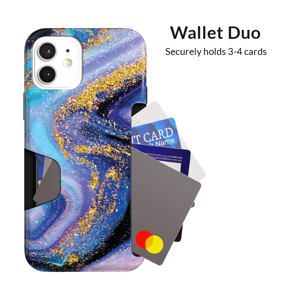 Galaxy Glitter iPhone Wallet Case - Image 19