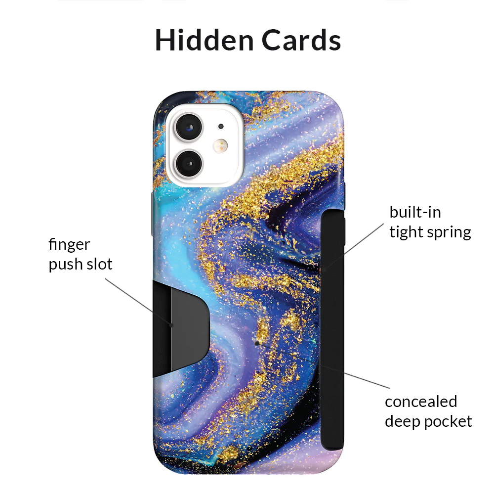 Galaxy Glitter iPhone Wallet Case - Image 20