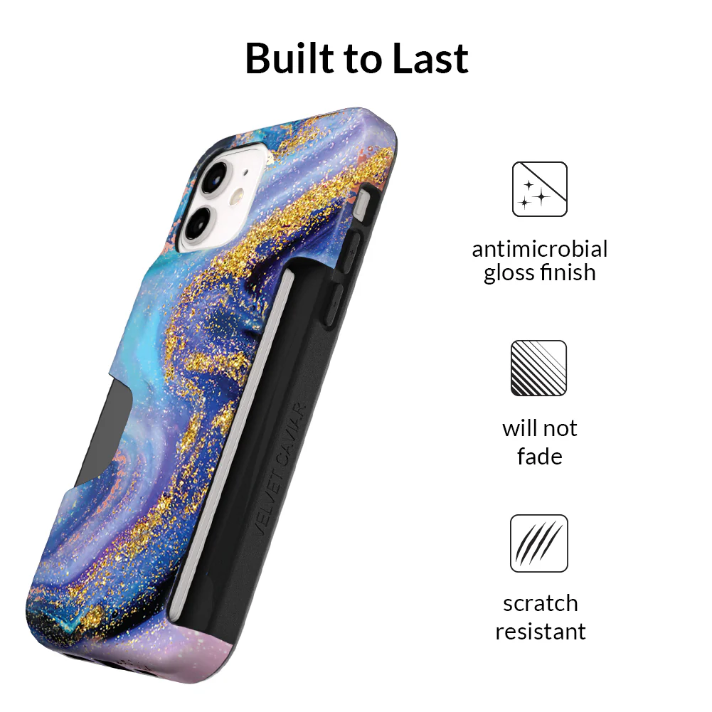 Galaxy Glitter iPhone Wallet Case - Image 24