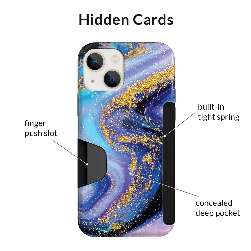Galaxy Glitter iPhone Wallet Case - Image 28