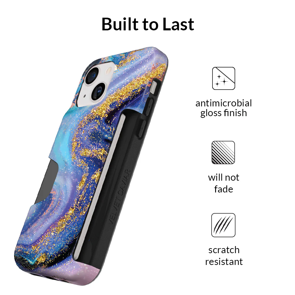 Galaxy Glitter iPhone Wallet Case - Image 32