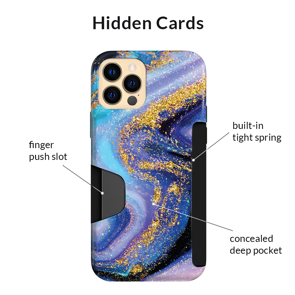 Galaxy Glitter iPhone Wallet Case - Image 36