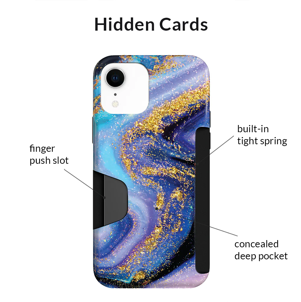 Galaxy Glitter iPhone Wallet Case - Image 68