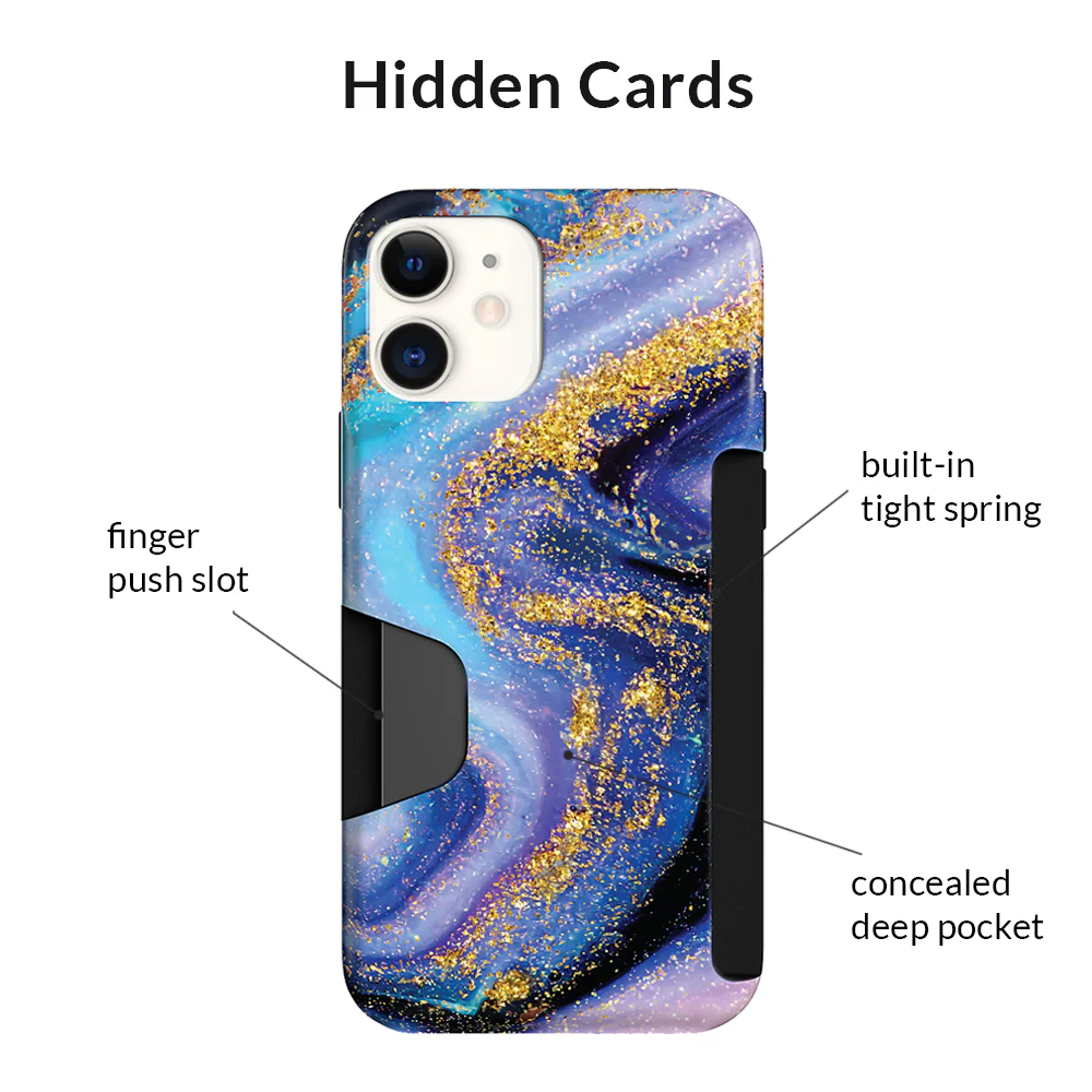 Galaxy Glitter iPhone Wallet Case - Image 76
