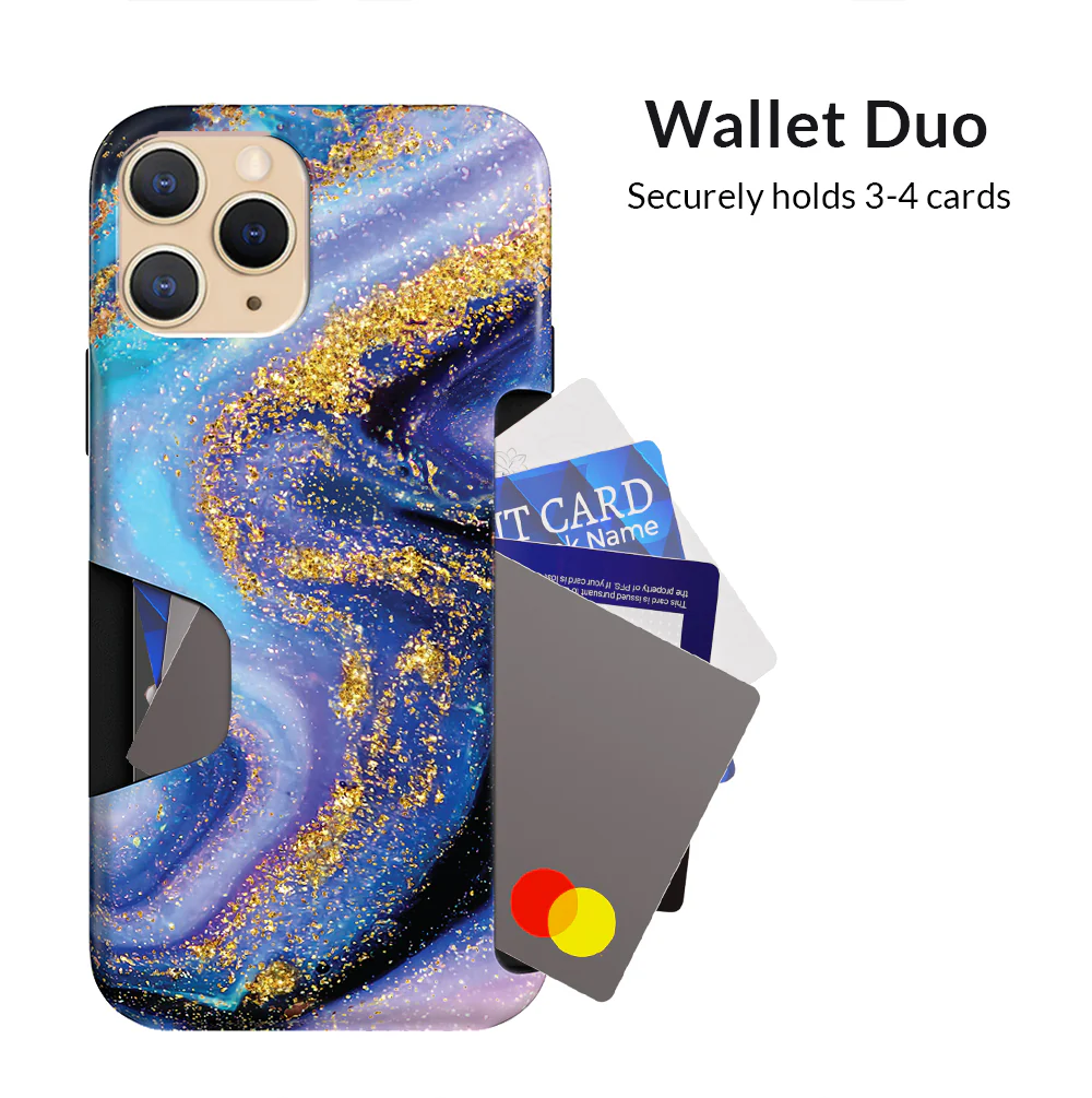 Galaxy Glitter iPhone Wallet Case - Image 83