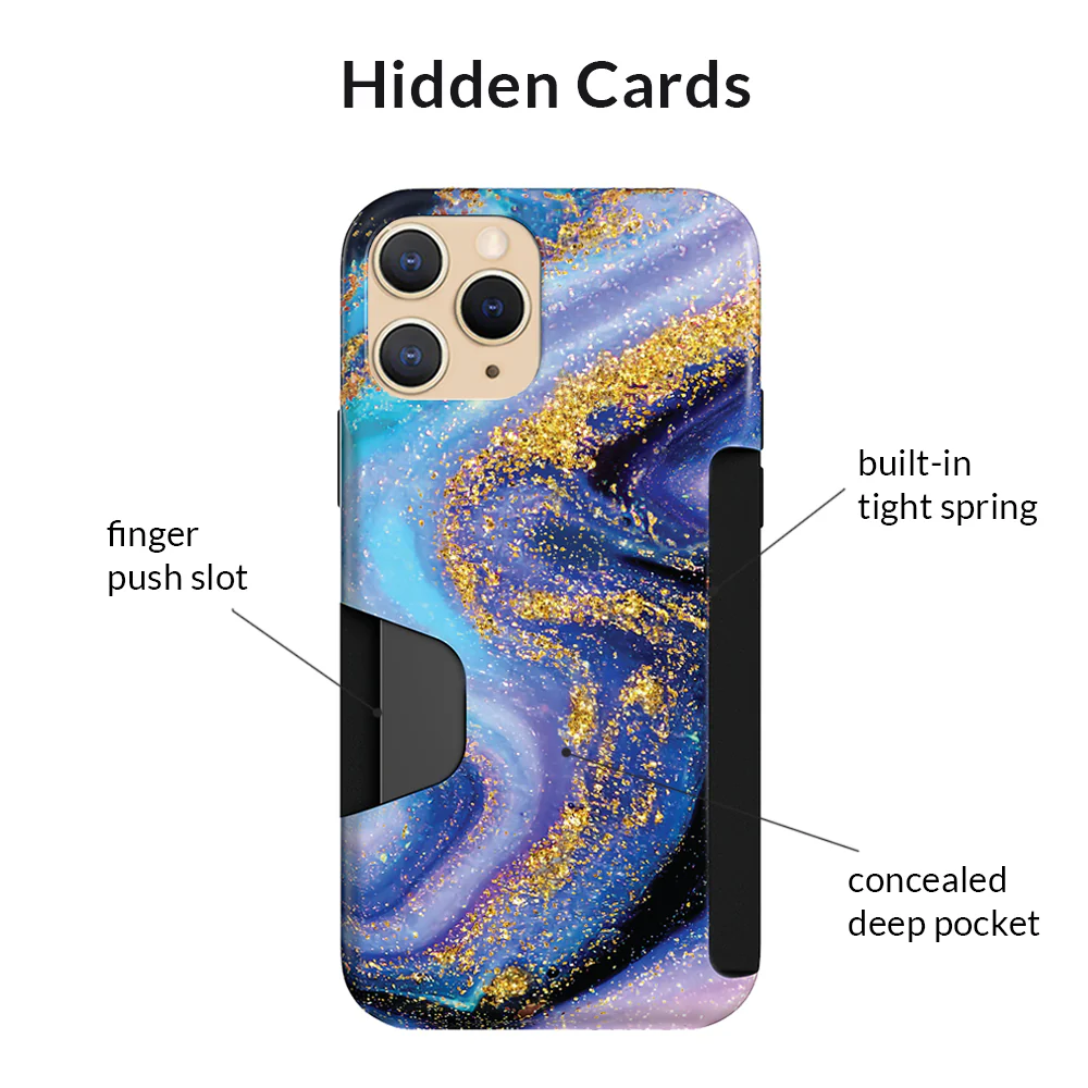 Galaxy Glitter iPhone Wallet Case - Image 84