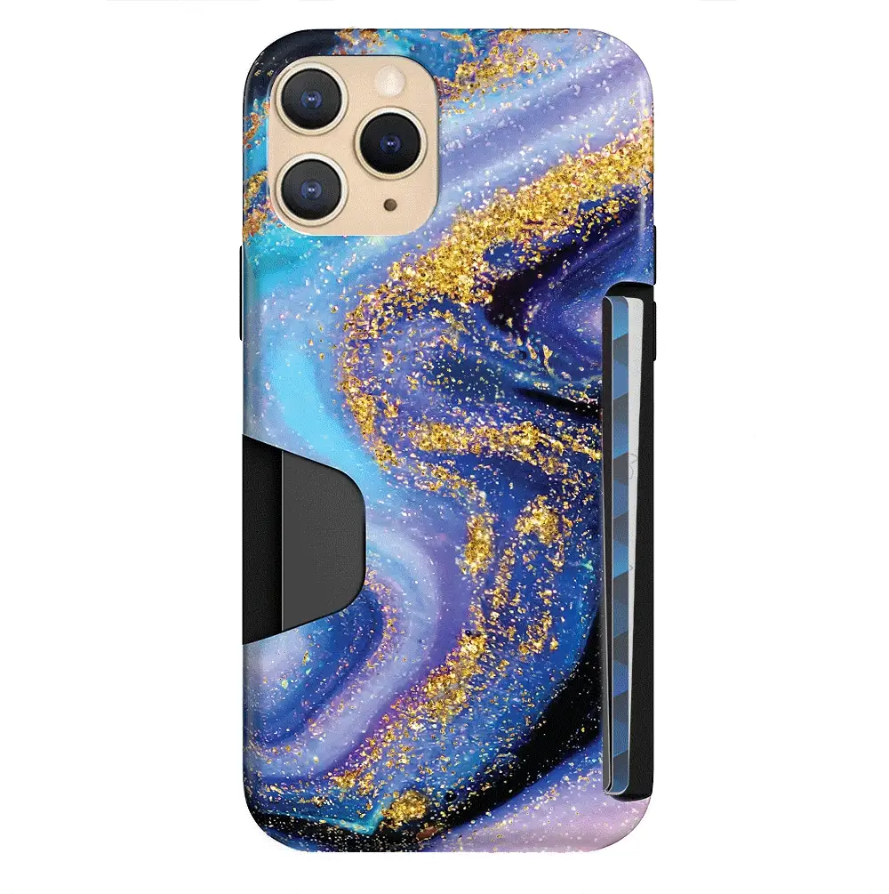 Galaxy Glitter iPhone Wallet Case - Image 89