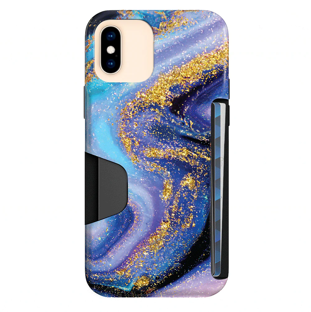 Galaxy Glitter iPhone Wallet Case - Image 9