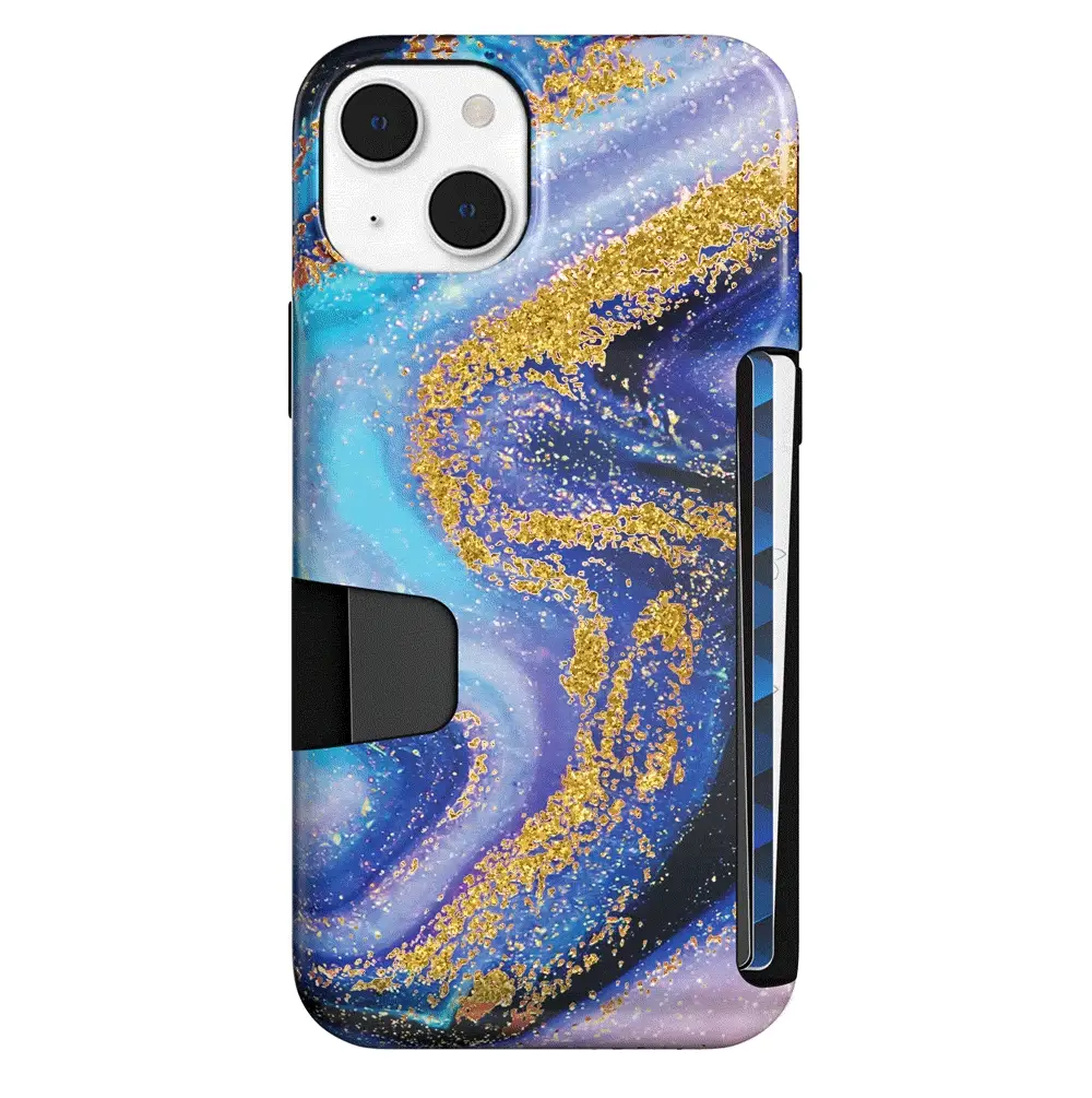 Galaxy Glitter iPhone Wallet Case - Image 97