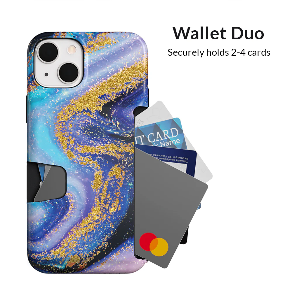 Galaxy Glitter iPhone Wallet Case - Image 99
