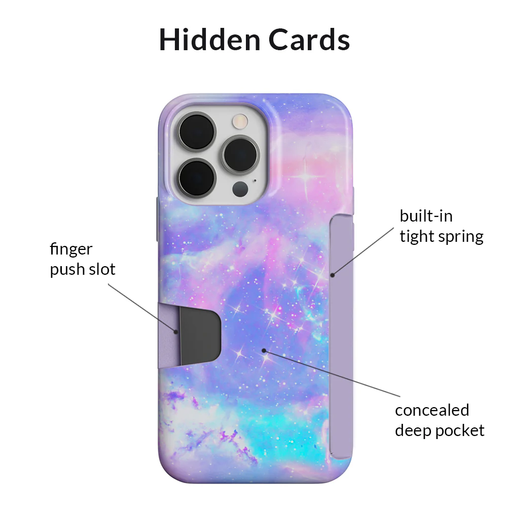 Pastel Galaxy iPhone Wallet Case - Image 116