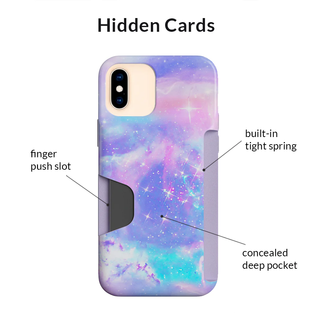 Pastel Galaxy iPhone Wallet Case - Image 4