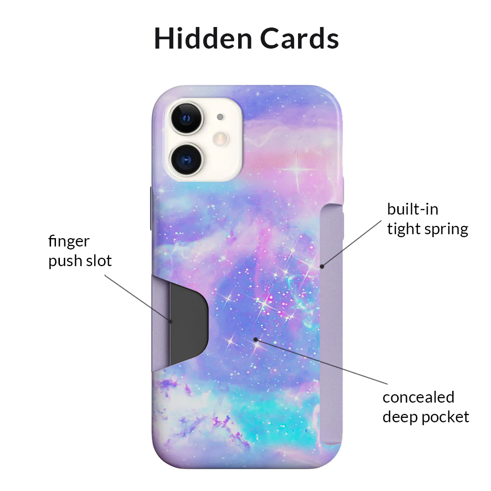 Pastel Galaxy iPhone Wallet Case - Image 68