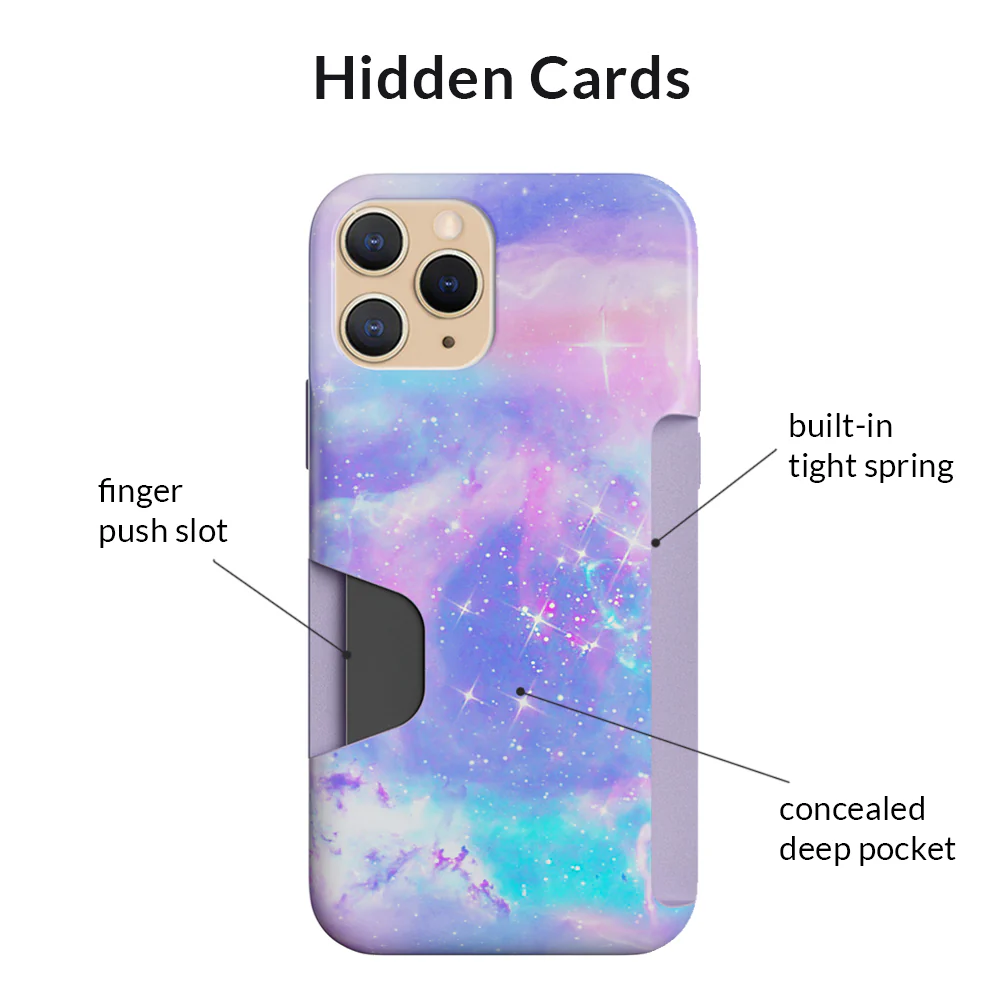 Pastel Galaxy iPhone Wallet Case - Image 76