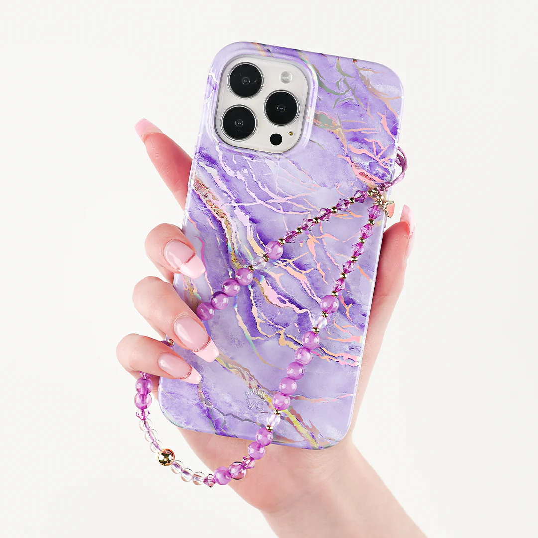 Amethyst Gemstone Phone Charm - Image 2