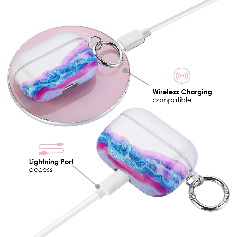 Geode Glitter Airpods Case - Image 9