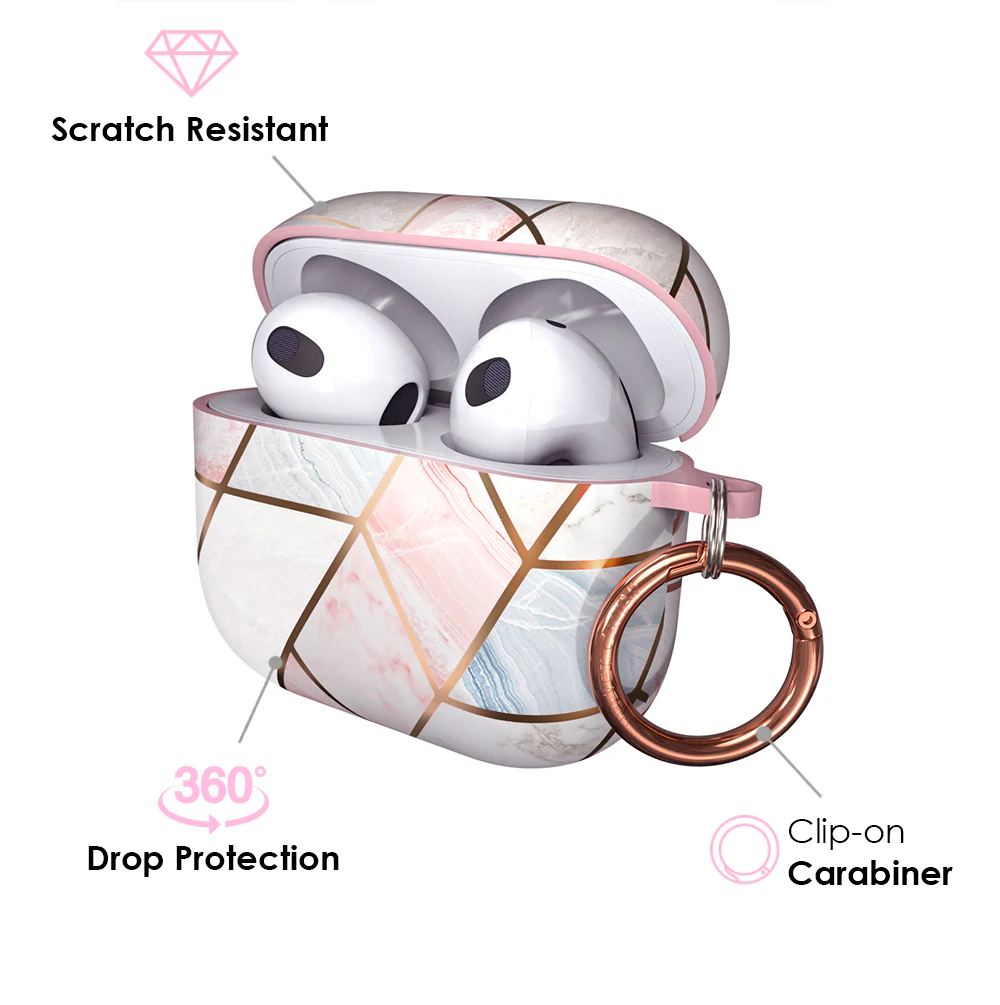 Geometric Marble Airpods Case - Image 12