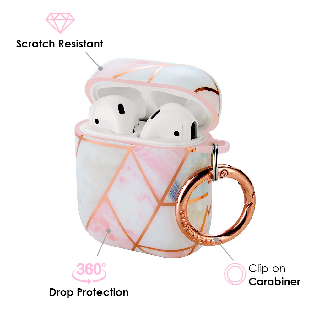 Geometric Marble Airpods Case - Image 3