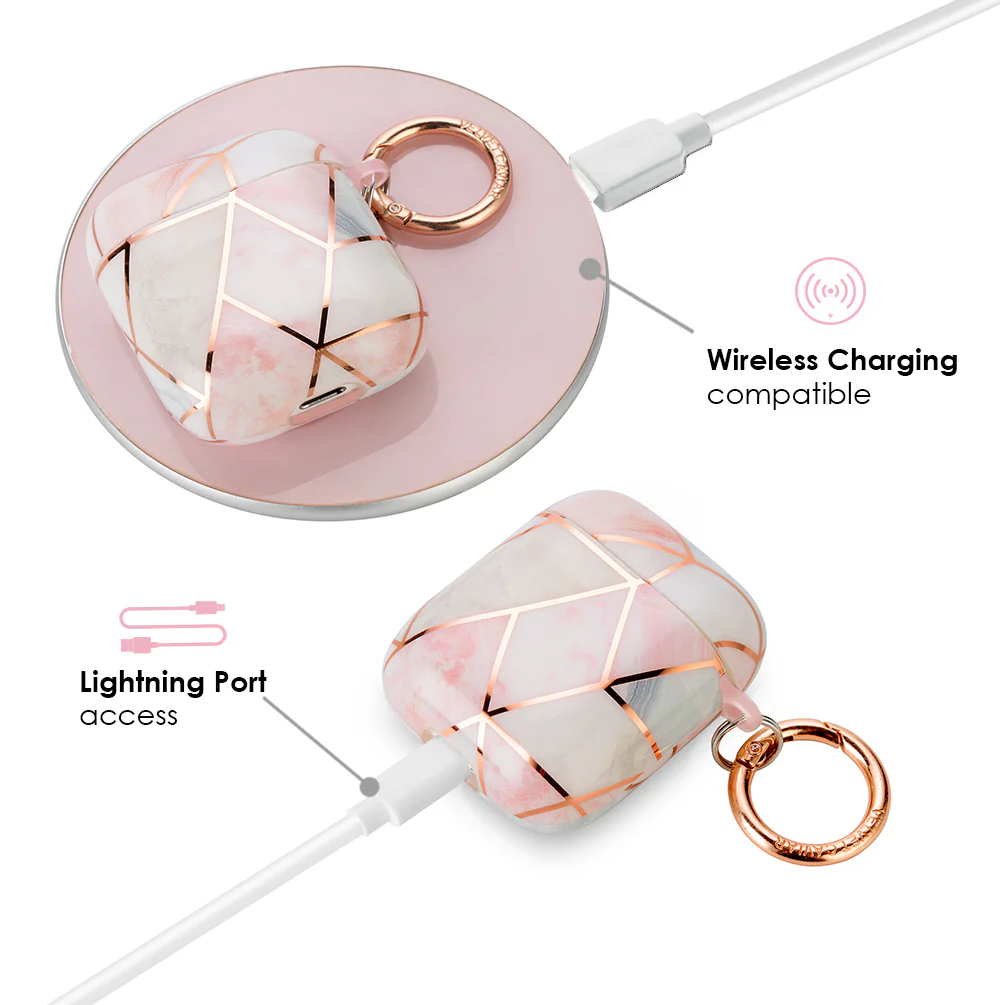 Geometric Marble Airpods Case - Image 4